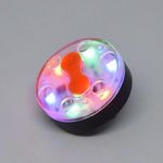 Színes LED biciklilámpa ? hátsó biztonsági kerékpár lámpa, kerek (QX-W07B) fotó
