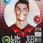 Cristiano Ronaldo Portugália Hero Limited Edition Panini Adrenalyn XL UEFA Euro 2016 focis kártya fotó
