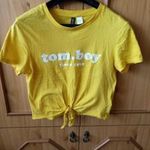 158-164-es H&M vagány megkötős felső fotó