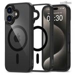 Apple iPhone 16 Plus, Tech Protect Magmat MagSafe mobiltok, Műanyag, Szilikon keret, MagSafe támo... fotó