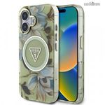 Apple iPhone 16 GUESS IML Glitter Telefontok, Műanyag, Szilikon keret, MagSafe támogatás, Csillog... fotó
