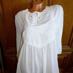 ESPRIT FEHÉR, HÍMZETT, CSIPKÉS TUNIKA, FELSŐ 2XL - 3XL fotó