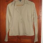 Esprit drapp kicsit sztreccses pamutos női blúz/ing 38/M-es méret fotó