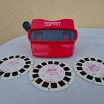Esprit Image3D View Master 3D képnézegető - 3db Barbie korong diával fotó