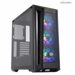 COOLER MASTER Ház Midi ATX MasterBox MB511 ARGB Tápegység nélkül, Fekete Üvegfalú fotó