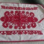 Kalotaszegi szép írásos hímzett díszpárna vászon alapon 54 x 38 cm fotó