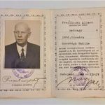 M. Kir. Honvédség katonai szolgálati emléklap tiszti egyenruha viselési igazolvány 1940 Horthy fotó