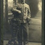 A. Epstein műterem, Kovel (Ukrajna), magyar katona egyenruhában, karddal, 1. világháború, monarch... fotó