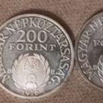 1976 Rákóczi Ferenc 200 Forint PP + BU 2 x 28 g/0, 640 Ezüst fotó