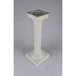 1T247 Régi jelzett Elbogen porcelán korinthoszi gyertyatartó 32 cm fotó