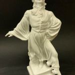 Herendi porcelán figura - " Táncoló betyár " / elegáns hófehér változat fotó