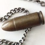 régi katonai lőszer FN 59 nyaklánc fotó