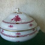 Herendi Apponyi purpur levesestál 12 sz. fotó