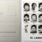 VB 1978 aláírt képeslap Nyilasi, Törőcsik, Fazekas, Bálint Mészáros, Nagy L. futball foci labda fotó