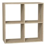 Odell Malax 2X2 polc, 74x75x30 cm, sonoma fotó