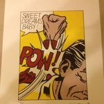 Roy Lichtenstein 'SWEET DREAMS BABY!...POW!' sorszámozott litografia POP ART fotó