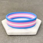Transznemű Transz pride büszkeség szilikon karkötő fotó