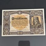 50 Korona 1920 UNC / 1 db RITKA!!! /LEMARADT KÉPEK / fotó