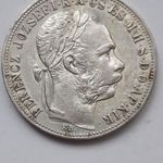 Ferenc József ezüst 1 forint 1883 igen szép tartásban fotó