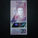 Kelet-Karib 20 dollár P.W58 2019 POLYMER UNC - II. Erzsébet kolibri teknős fotó