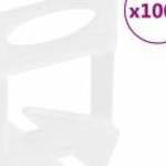 vidaXL 1000 db csempeszintező ék 3 mm fotó