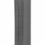 vidaXL szürke kétoldalas kerti kerítés 90 x 400 cm fotó