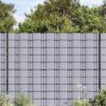 vidaXL világosszürke kerti PVC árnyékoló kerítés 70 x 0, 19 m fotó