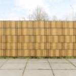 vidaXL 10 db világosbarna polyrattan erkélyparaván 255 x 19 cm fotó
