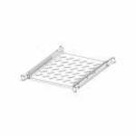 Legrand Rackszekrény polc - 1U-19", 4 ponton rögzíthető, kihúzható, 625mm (800 mély szekrényekh fotó