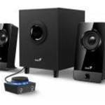 Genius Hangszóró 2.1 - SW-G2.1 300X (3.5mm Jack, RCA, Line-In, Mic, fekete) fotó