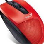 Genius Egér - DX-150X (Vezetékes, 1000 DPI, 3 gomb, USB, piros) fotó