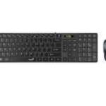 Genius Billentyűzet/Egér Kit - SlimStar C126 (Vezetékes, USB, vékony, optikai egér, fekete) fotó