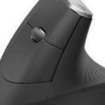 Logitech Egér - MX Vertical (vezeték nélküli, 4000 DPI, 4 gomb, fekete) fotó
