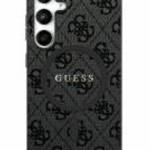 Guess GUHMS25MG4GFRK 4G Ring Classic Logo MagSafe-kompatibilis tok Samsung Galaxy S25 Plus - fekete fotó