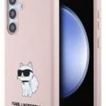 Karl Lagerfeld KLHCS24SSNCHBCP Samsung S24 S921 keménytok rózsaszín fotó