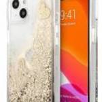 Guess GUHCP13SGLHFLGO iPhone 13 mini 5, 4" arany Glitter Charms keménytok fotó