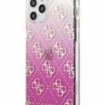 Guess GUHCP12LPCU4GGPI iPhone 12 Pro Max 6, 7" rózsaszín 4G színátmenetes keménytok fotó