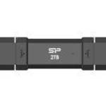 SILICON POWER DS72 250GB USB-A USB-C fotó