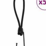 vidaXL 50 db bungeekötél kampókkal 17 cm fotó