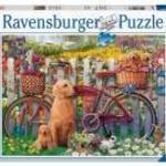 Ravensburger: Puzzle 500 db - Kutyusok a kertben fotó
