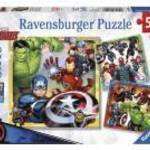 Ravensburger: Puzzle 3x49 db - Marvel hõsök fotó