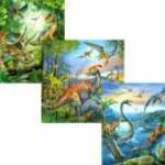 Ravensburger: Dinoszauruszok 3 x 49 darabos puzzle fotó