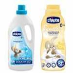 CHICCO Sensitive gyermek mosószer 1, 5 l + Koncentrált öblítő Finom Érintés 750 ml fotó