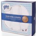 KIKKO Törölközők/pelenkák gyermek biopamutból Régi idők 90x100 (3 db) – fehér fotó