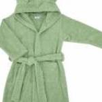 EKO Köntös pamutból kapucnival és fülekkel Olive green méret L 92-98 fotó