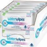12x WATERWIPES Nedves törlőkendő Adults műanyagmentes 30 db ( 360 db ) fotó