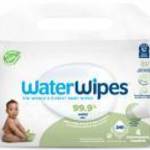 4x WATERWIPES Nedves törlőkendők, műanyagmentes Soapberry 60 db (240 db) fotó
