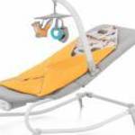 KINDERKRAFT Felio 2 Forest Yellow vibráló hinta zenével 0m+, 9 kg-ig fotó