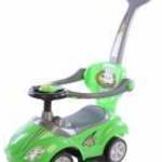 Baby Mix bébitaxi tolókarral 3az1-ben Mega Car zöld fotó