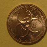 Zombucks réz, tiszta vörösréz érem, USA, 2018 fotó